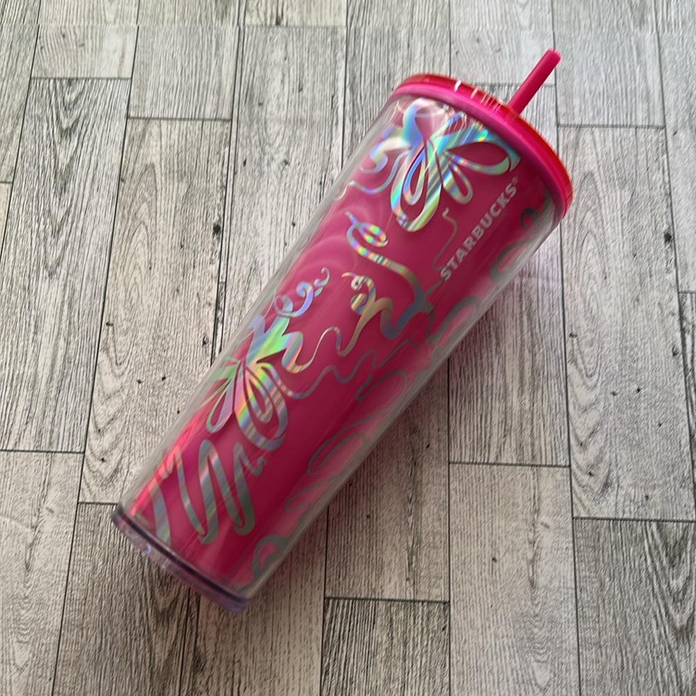 Starbucks 24oz pink ribbon color change cup 2023